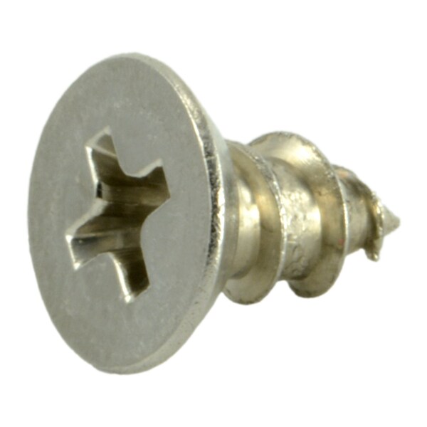Midwest Fastener Sheet Metal Screw, #10 x 3/8 in, 18-8 Stainless Steel Flat Head Phillips Drive, 25 PK 35901 - main